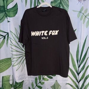 White Fox Vol.3 Logo Tee - Black